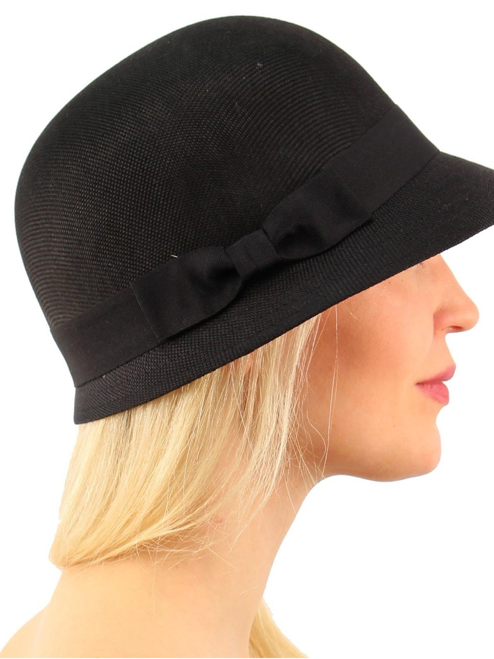 Linen Gatsby Cloche Bucket Hat NWOT